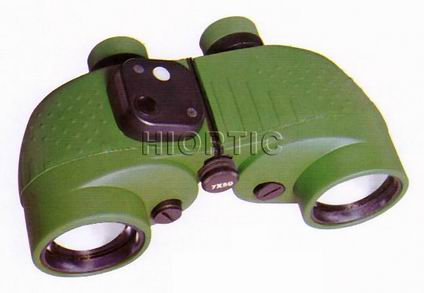 7x50 military binoculars with compass & reticle