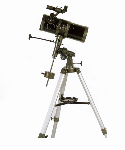 114mm/4.5"inch (f=1000mm) equatorial reflector telescope