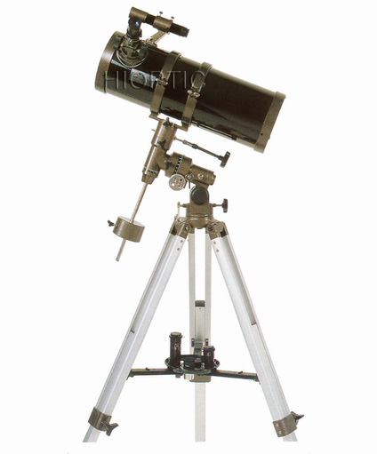 150mm/6"inch (f=1400mm) short tube newtonian equatorial reflector telescope