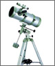 150mm/6"inch short tube Newtonian equatorial reflector telescope