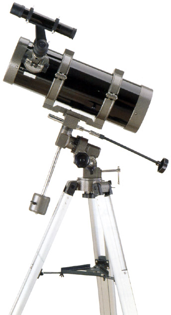 114mm/4.5"inch equatorial reflector telescope