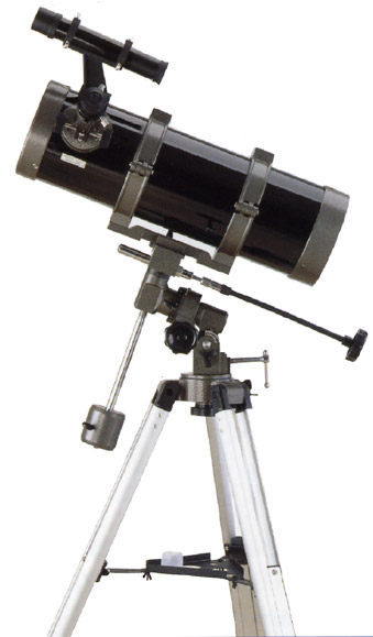 114mm/4.5"inch equatorial reflector telescope