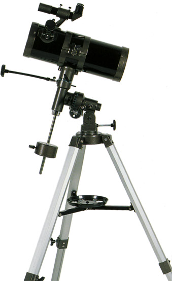 114mm/4.5"inch equatorial reflector telescope