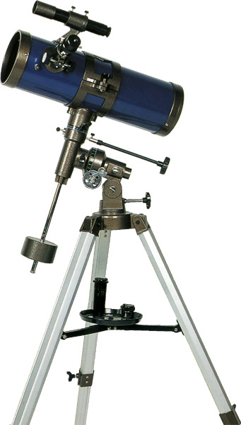 114mm/4.5"inch equatorial reflector telescope