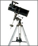 76mm/3"inch EQ2 equatorial reflector telescope