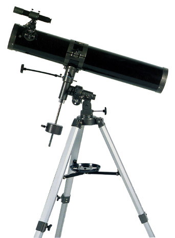 114mm/4.5"inch equatorial reflector telescope