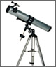 76mm/3"inch, f=900mm EQ2 equatorial reflector telescope