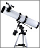 76mm/3"inch EQ2 equatorial reflector telescope