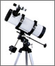 76mm/3"inch EQ2 equatorial reflector telescope