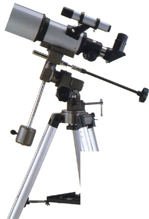 70mm/2.8"inch equatorial telescope