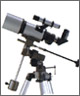 2.8"inch/70mm equatorial telescope