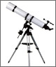 80mm/3.2"inch, f=900mm achromatic telescope