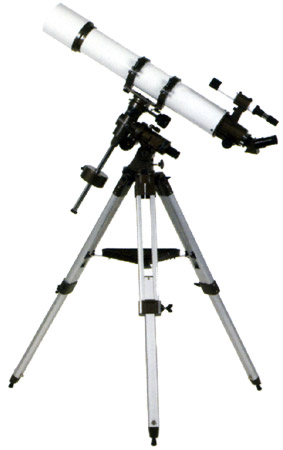 90mm/3.6"inch achromatic refracting telescope